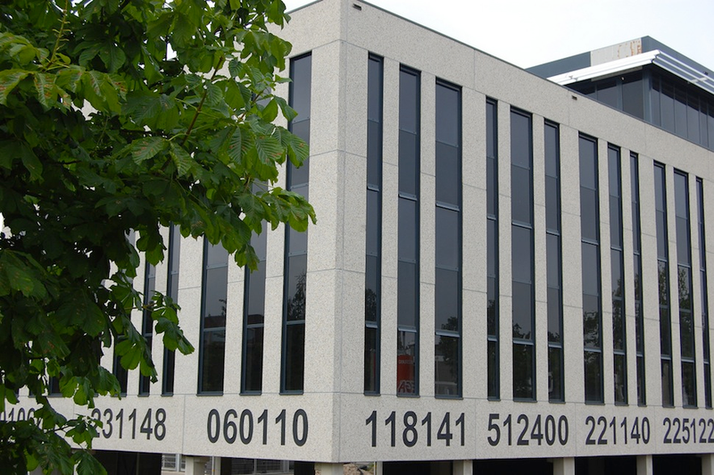 Illustration for article titled Buildings Designed to Look Like Barcodes